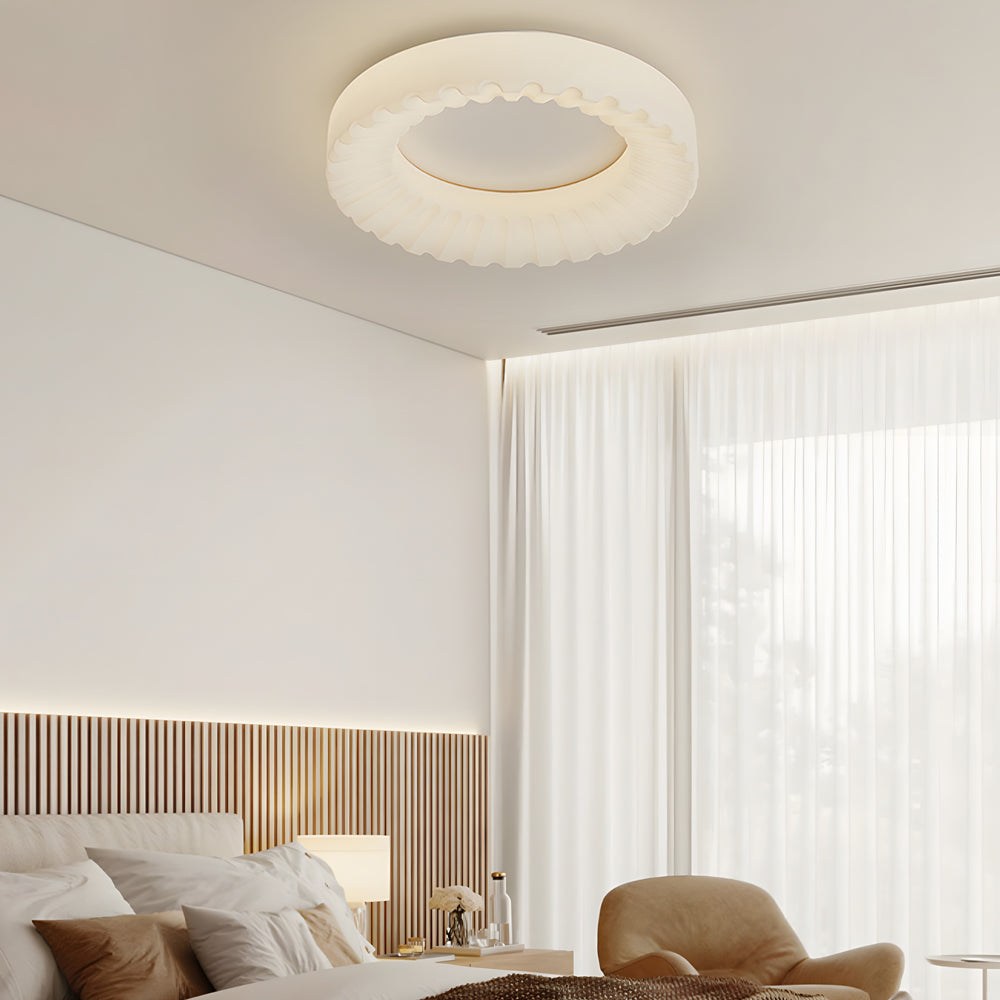 Simple Round Acrylic Three Step Dimming LED Modern Ceiling Light