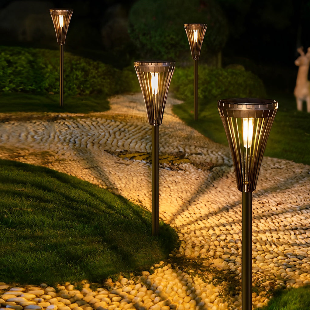 Waterproof Intelligent LED Solar Pathway Lights