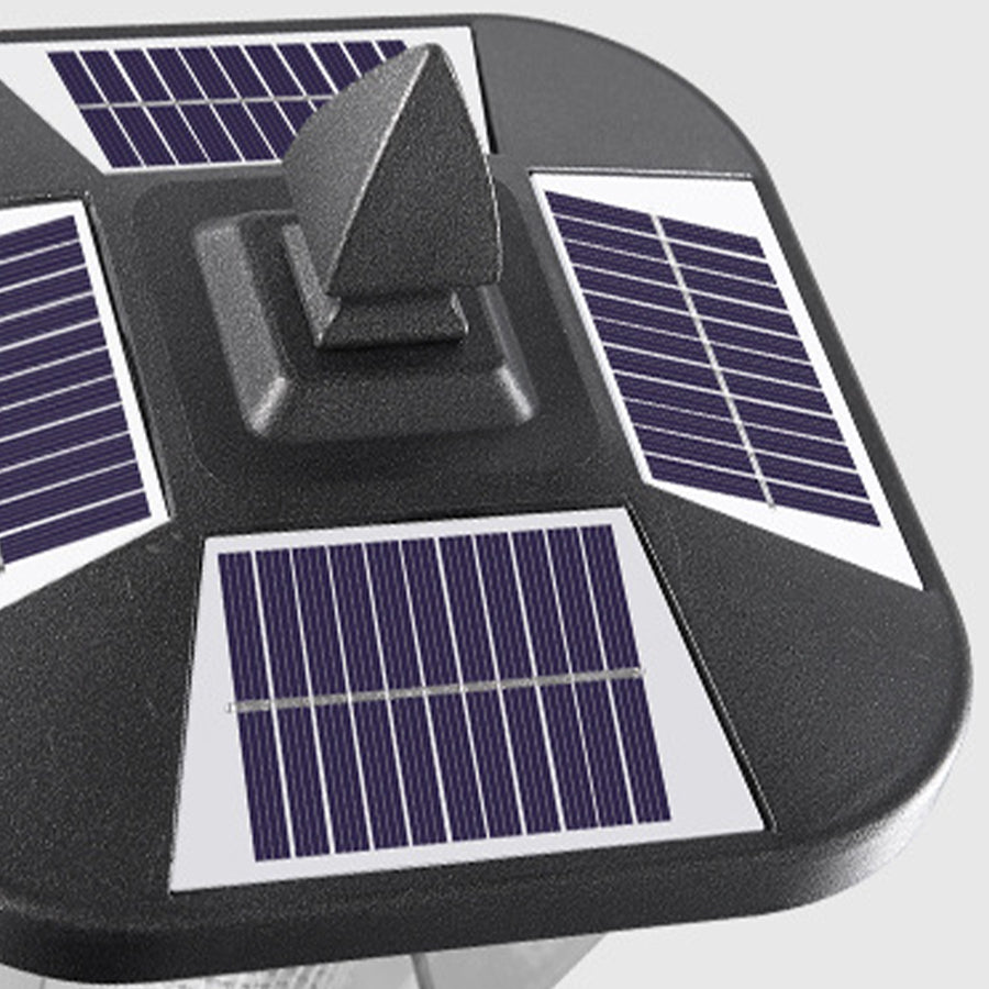 LED Solar Powered Post Cap Lights Waterproof Column Lights