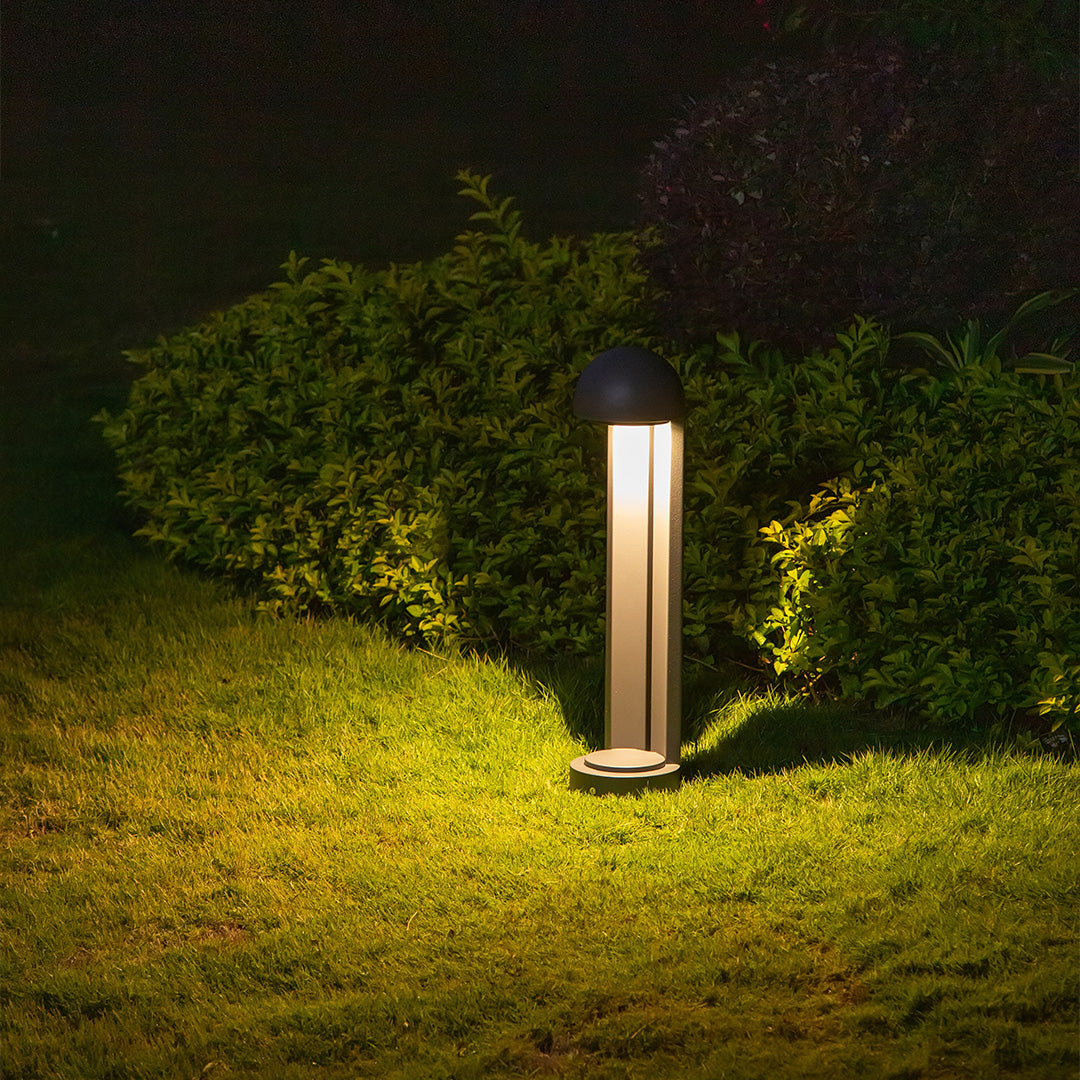 Modern Garden Bollard For Lights Minimalist LED Outdoor Pathway Lighting