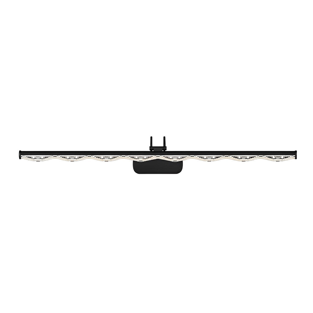 Crystal-Like Bathroom Vanity Light with Multi-Faceted Prismatic Acrylic Shade