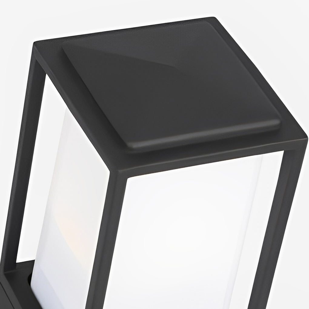 Aluminum Cubic Lawn Lantern 110V Low Voltage LED Waterproof Landscape Lighting