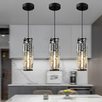 Mini Crystal Pendant Light Creative Art Crystal Island Ceiling Light