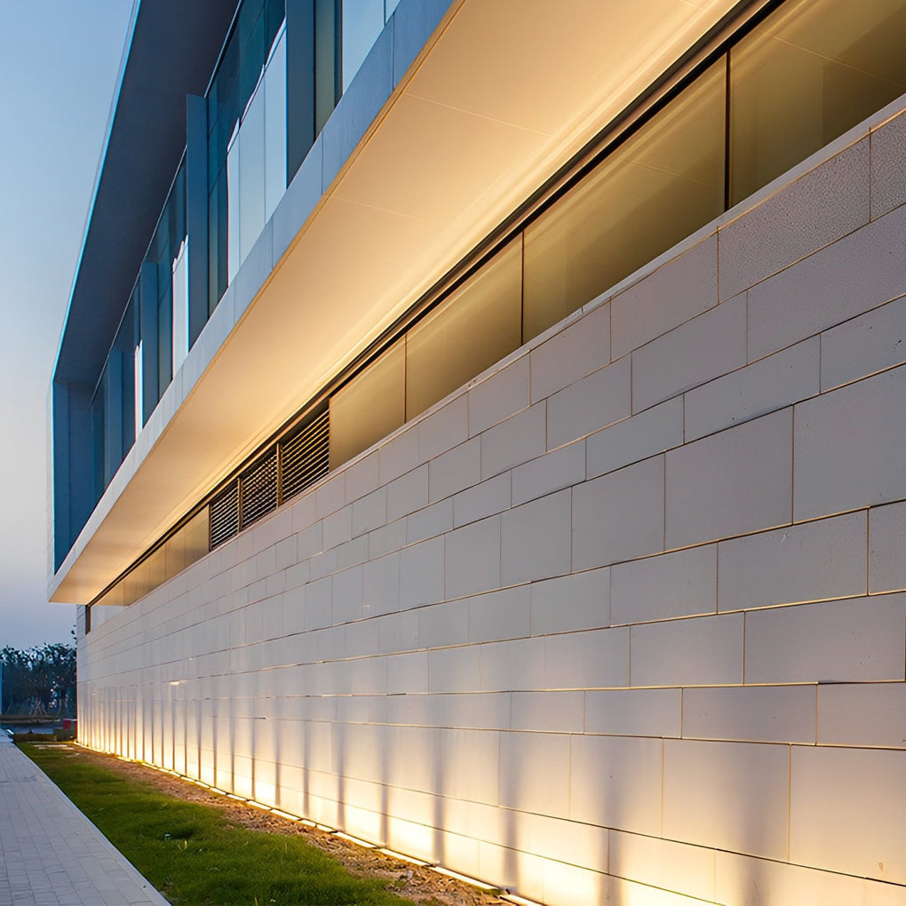 LED Rectangular Waterproof DC24V Recessed Outdoor Wall Washer Lights