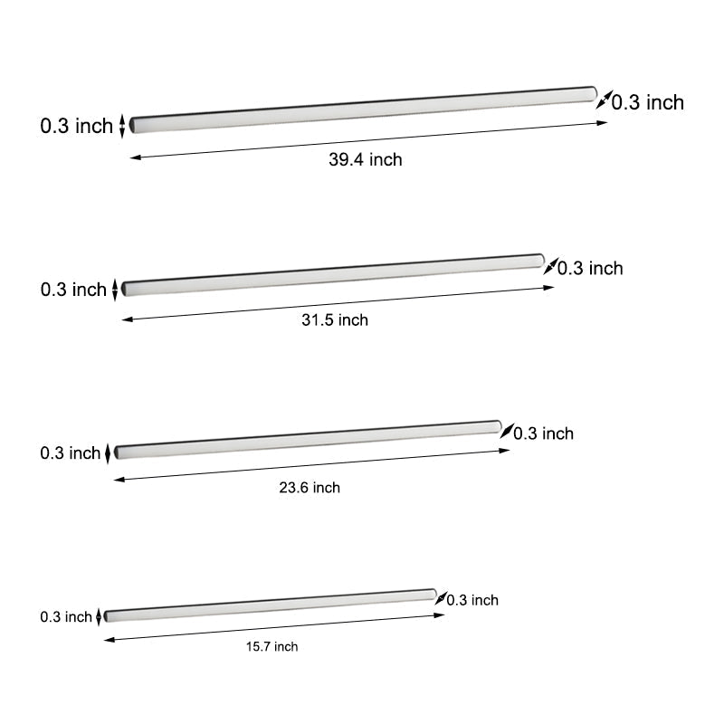 6PCS Long LED Bar 12V Surface Mounted LED Cabinet Lighting