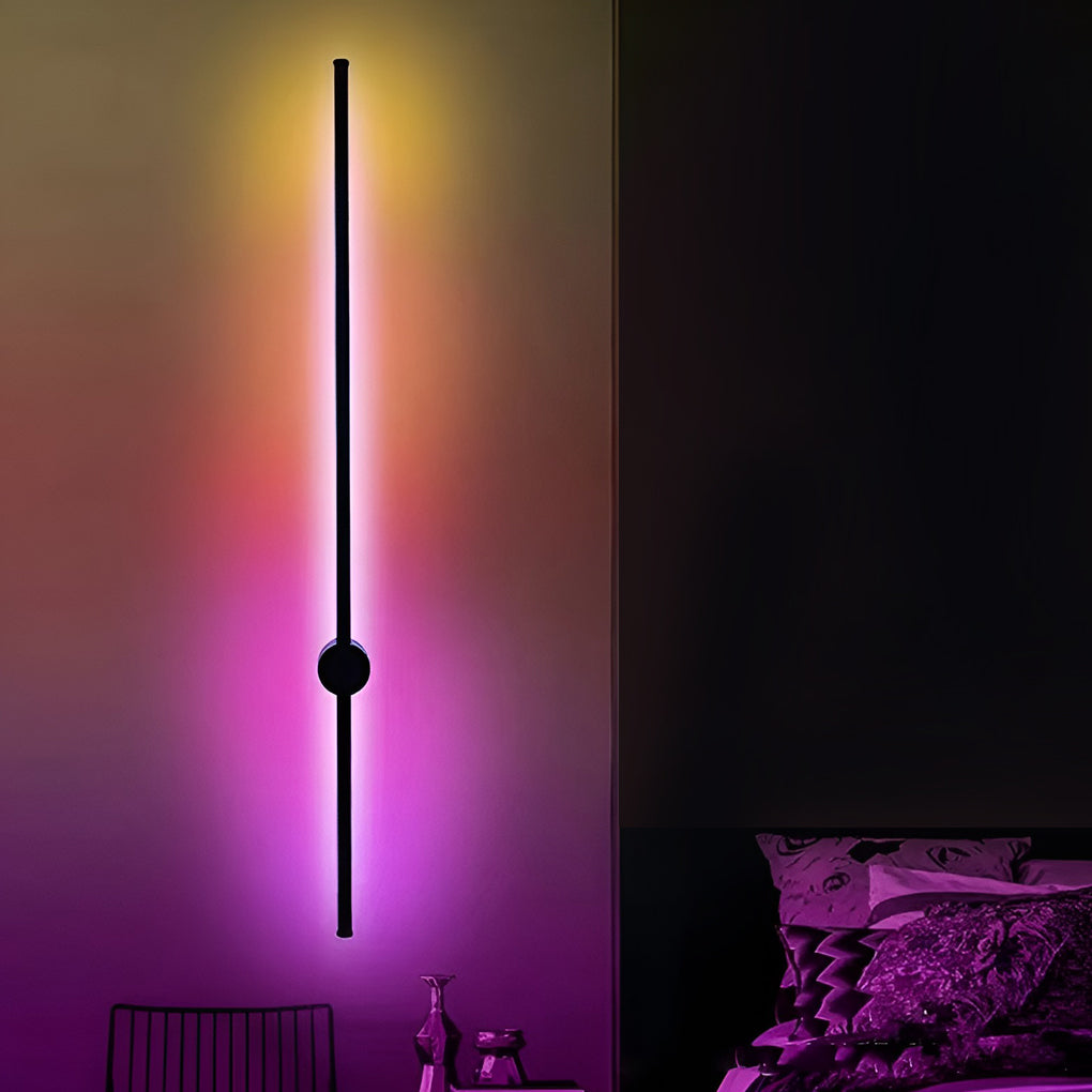 Remote Control RGB Long LED Linear Lights Wall Sconces