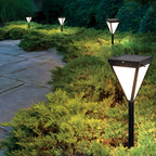 Sleek Solar LED 2.6W Pathway Post Light Outdoor Waterproof Lighting