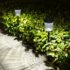 2Pcs Intelligent Solar Lawn Lights with Motion Sensor