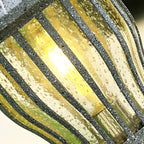 Hardwired Retro Aluminum Pathway Light with Caged Aluminum & PC Lampshade