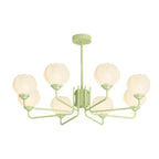 8 Flowers Bell Orchid Three Step Dimming Modern Hanging Lights Fixture