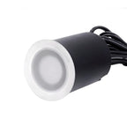 Solar Powered Well Lights Modern Black In-Ground LED Lights