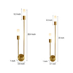Modern Double Heads Wall Sconce Creative Luxury Metal Light