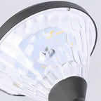Round Waterproof Colorful Gradient Modern Solar Fence Post Lights