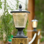LED Solar Powered Post Cap Lights Waterproof Column Lights