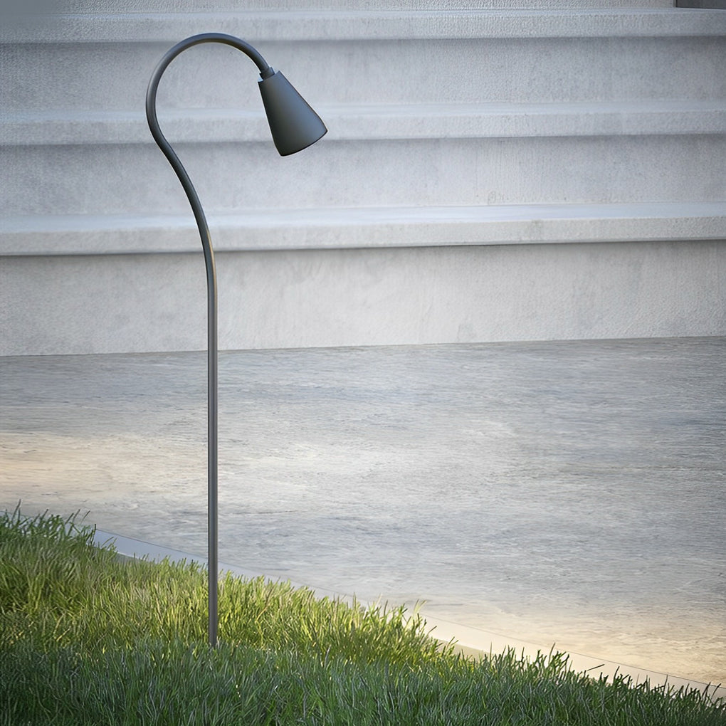 Arched Gooseneck Pathway Lights Waterproof LED COB Outdoor Lighting