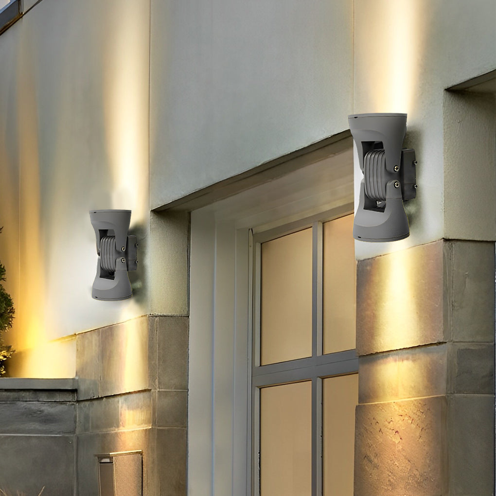 Adjustable Outdoor Wall Light 2-Light LED up and down Light