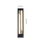 Linear Wall Sconces Indoor High-End Full Copper Lamp