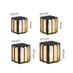 Outdoor Pillar Lantern Lights Modern Waterproof Fence Light