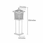 Bollard Solar Lights Outdoor Mosquito Killer Waterproof Light