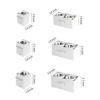 4 PCS Square Recessed Downlights Modern Grille Recessed Ceiling Lights