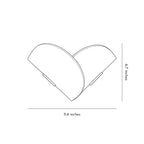 LED Light Wall Light Double Designer Fan-Shaped Light