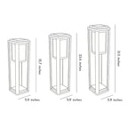 LED Garden Bollard Lights Modern Outdoor Landscape Light