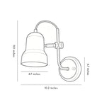 Adjustable Wall Lights Bauhaus Vintage Metal Reading Lamp