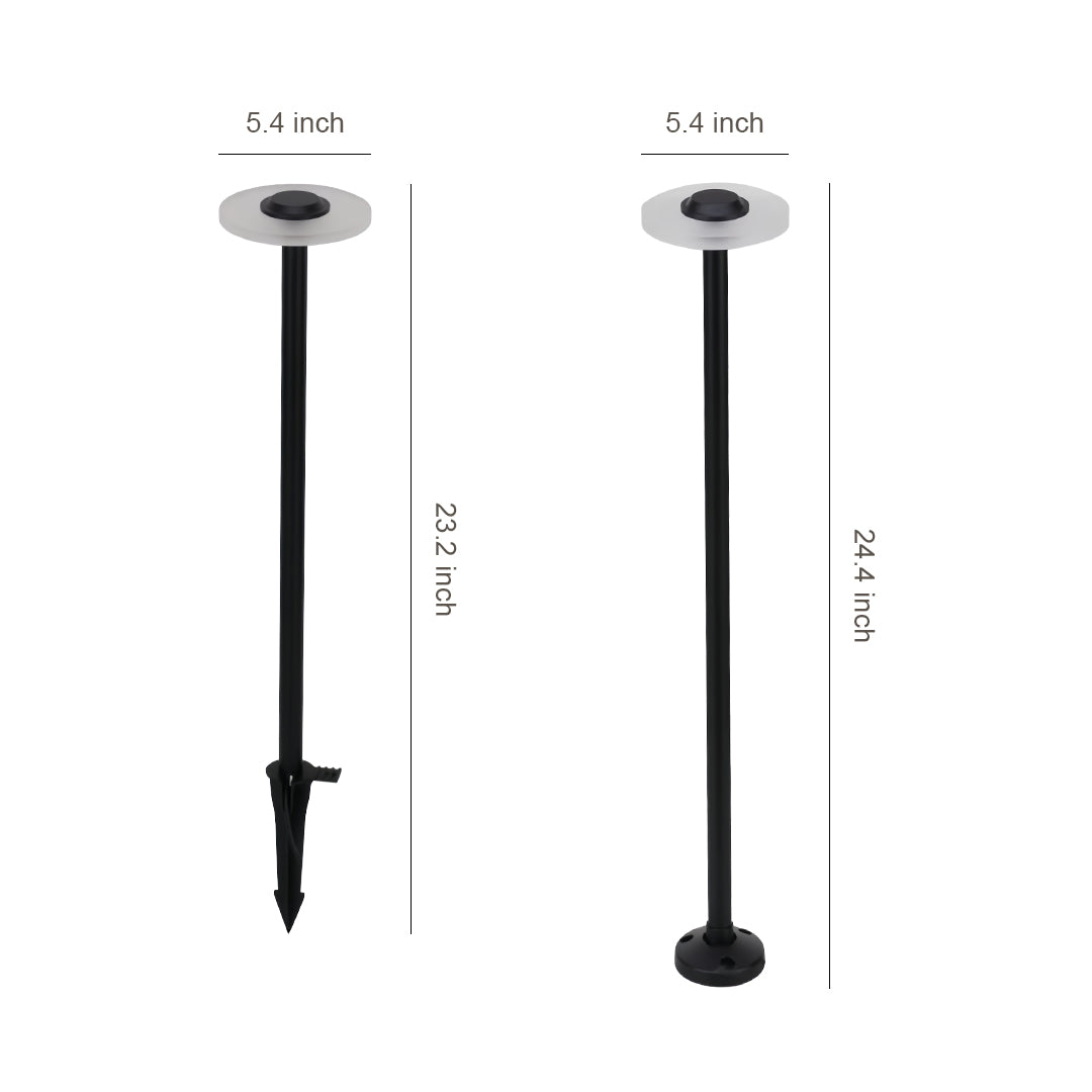 Outdoor Bollard Lights Minimalist Weatherproof LED Landscape Light