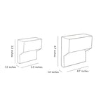 【4 PCS】LED Lights for Steps Waterproof Wall Corner Light