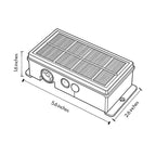【2 PCS】Outdoor Deck Solar Lights LED In-Ground Landscape Light