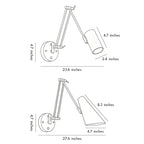 Adjustable Swing Arm Wall Sconce Nordic Minimalist LED Light