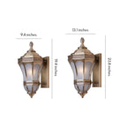 Vintage Style Wall Sconces American Outdoor Waterproof Lamp