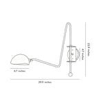 Swing Arm Wall Sconces Nordic Minimalist Adjustable Light