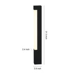 Square Bollard Lights European-Style Outdoor Waterproof Lawn Light