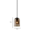 Nordic Glass Metal Industrial Pendant Light for Living Room Ceiling Light