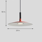 Flat Dish LED Nordic Pendant Lighting Hanging Ceiling Lights