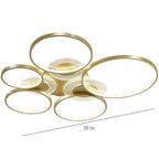 Circles LED Nordic Ceiling Lights Flush Mount Lighting Ceiling Lamp