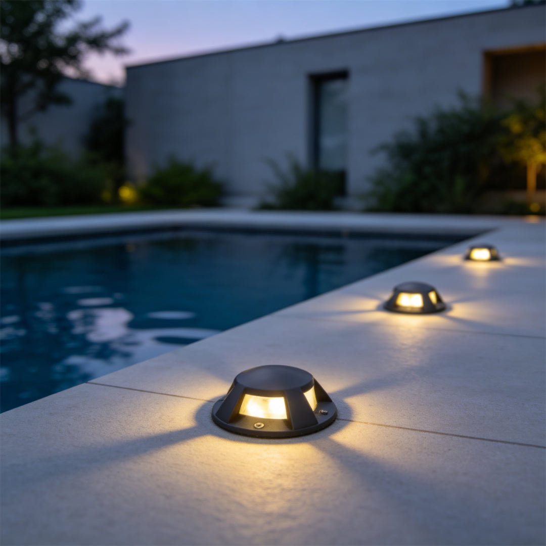 In Ground Low Voltage Landscape Lighting Step Lights