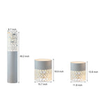 Stylish Hollow Mesh LED Cylinder Light Freestanding Outdoor Garden Lighting