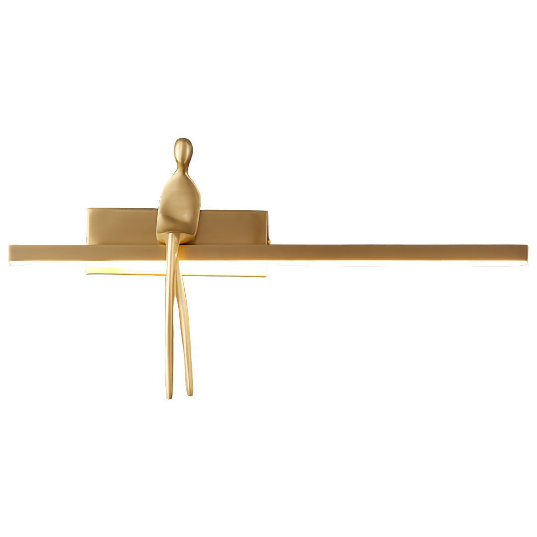 Art Wall Lights Italian Creative Gold Man Minimalist LED Artistic Lamp