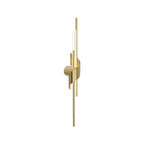 2 Lamp Linear Wall Sconce Italian Luxury Solid Copper Light
