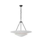 White Plaster Chandelier French Vintage Style Ceiling Light