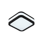 Black Flush Mount Lights Modern Minimalist Metal Light