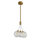 Modern Bubble Chandelier Minimalist Solid Copper Ceiling Light