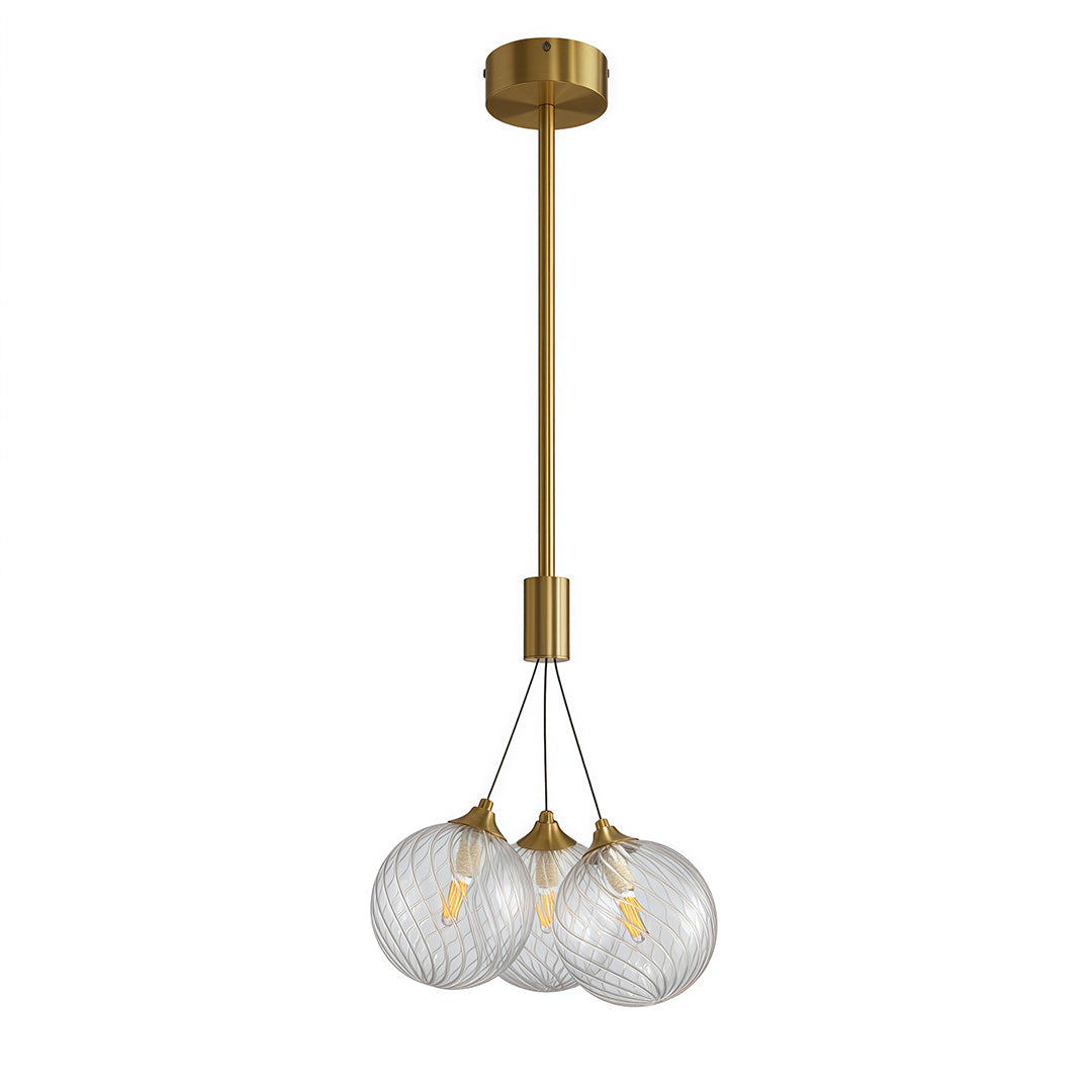 Modern Bubble Chandelier Minimalist Solid Copper Ceiling Light