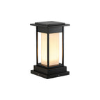 Black Bollard Light Outdoor Waterproof Garden Landscape Light