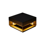 Driveway Entrance Pillar Lights Modern Square Metal Light