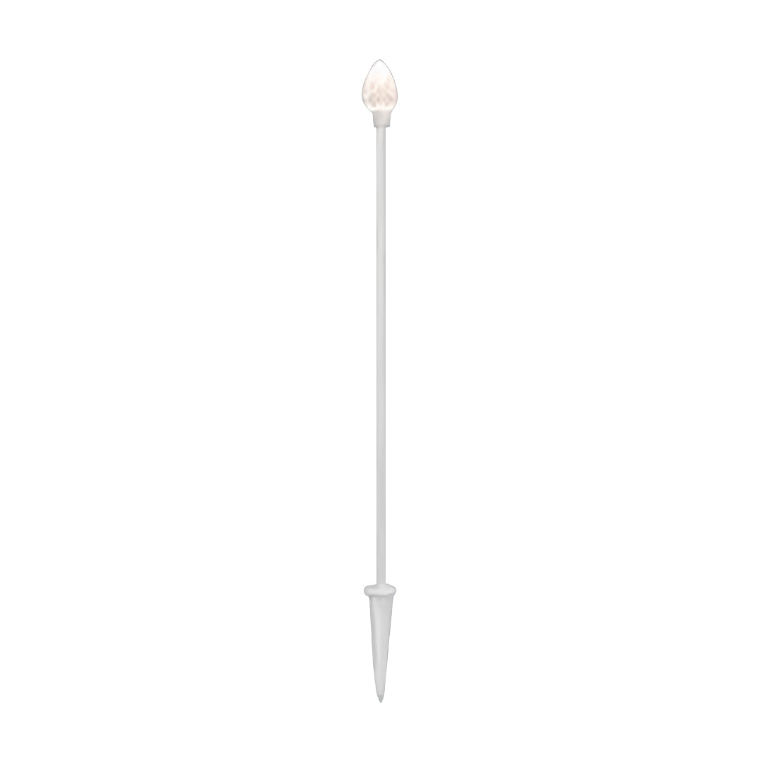 Landscape Garden Light Elegant Crystal white Artistic LED Flower Lamps