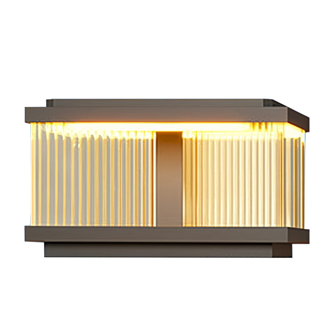 Pillar Post Lights Outdoor Waterproof Courtyard Square Light