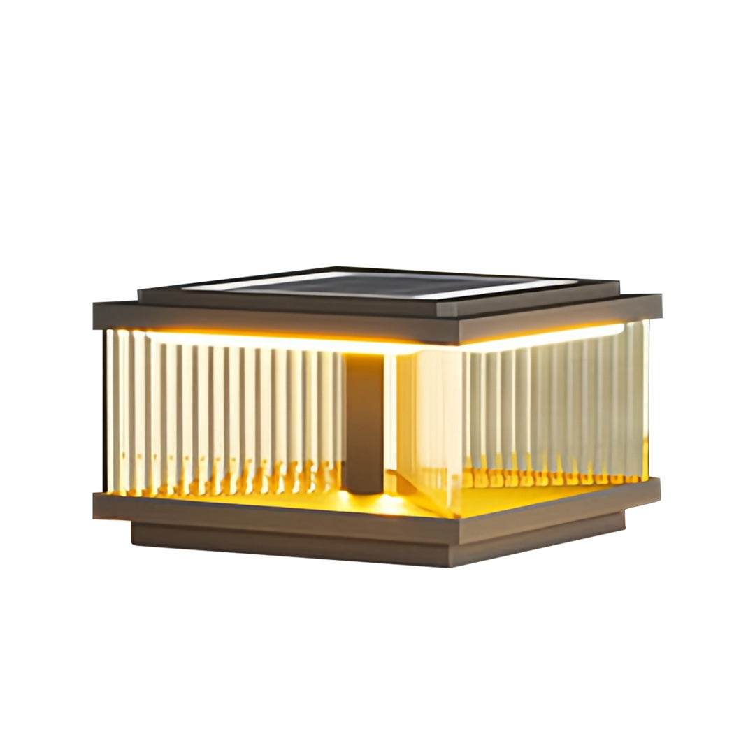 Pillar Post Lights Outdoor Waterproof Courtyard Square Light